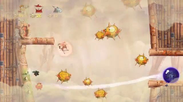 Прохождение игры Rayman Origins 11 по 15 ур. смотреть онлайн