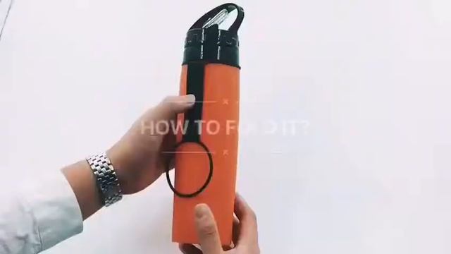 Складная спортивная бутылка из силикона 600 мл. смотреть онлайн