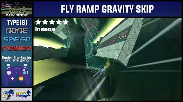 Dark Desert | Fly Ramp Gravity Skip | Sonic Riders DX Skip Tutorial смотреть онлайн