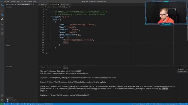 VSCode Tutorial #12 - Weiteres zu Tasks und Launch смотреть онлайн