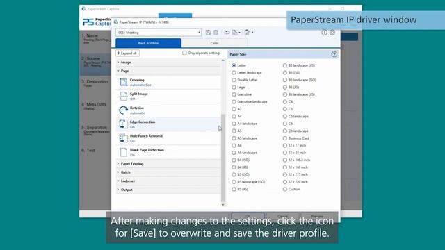 PaperStream Capture Creating a Document Profile смотреть онлайн