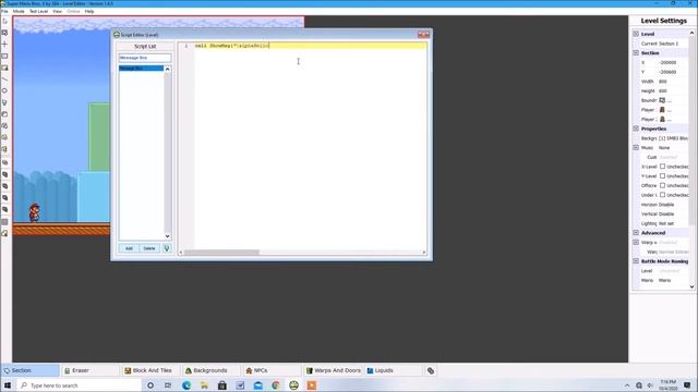 SMBX 38A Scripting Tutorial (Part 12 - Message Box Text Customization) смотреть онлайн