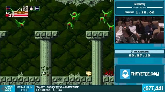 Cave Story by draculantern in 1:00:09 - Summer Games Done Quick 2015 - Part 124 смотреть онлайн