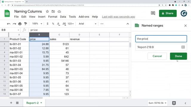 How to Rename Columns in Google Sheets - Spreadsheet Organization Tip смотреть онлайн