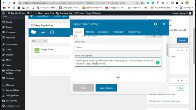 How to Add Range Slider With WPBakery Page Builder in WordPress | WordPress 2021 смотреть онлайн