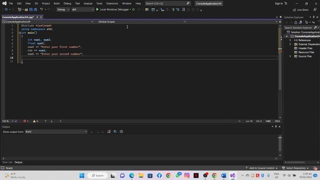 C++ Code| 3 values from user. Two values of integer and one value of float data type.| By Mr Arsoo смотреть онлайн