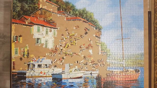 Educa Puzzle 2000 Puzzle La Barca Rossa Alla Calata, Guido Borelli смотреть онлайн