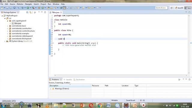 Core Java 48 - What is Super Keyword And Its Use#1 смотреть онлайн