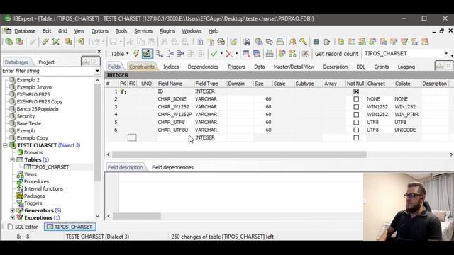 COMO CONVERTER CHARSET E COLLATE DE UM BANCO смотреть онлайн
