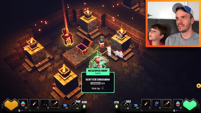 Lutamos contra o CALDEIRÃO no MINECRAFT DUNGEONS #2 Brancoala Games смотреть онлайн