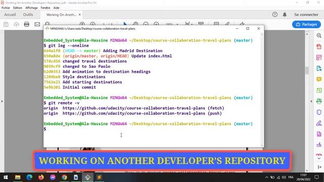 #60 : Course Git && Github | Working On Another Developer’s Repo | Forking A Repository | Part 1 смотреть онлайн