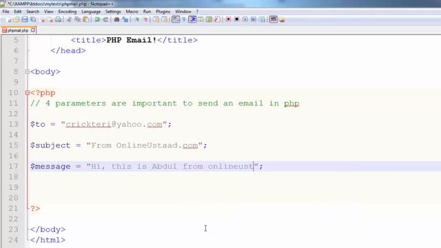 Php MySql Urdu Part -16 -Mail Function смотреть онлайн
