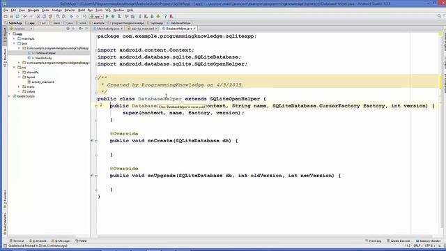 Android SQLite Database Tutorial 1 # Introduction + Creating Database and Tables (Part 1) смотреть онлайн