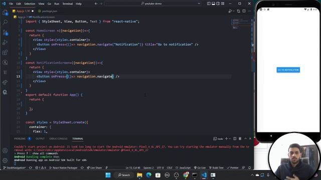 ?React Navigation Part-2 | Bottom Tab Navigation in React Native | React Native Navigation смотреть онлайн