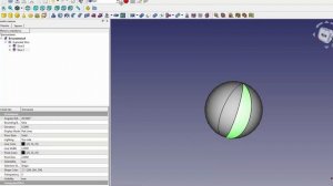FreeCad  Развёртка шара