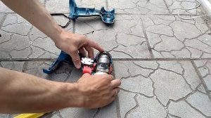 Разборка шуруповерта Энергомаш - извлечение двигателя