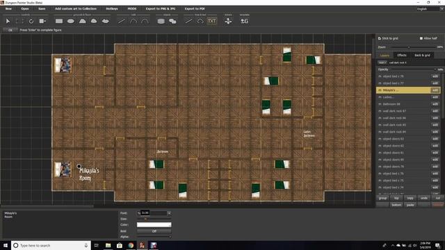 Creating Tabletop Game Maps Using Dungeon Painter Studio смотреть онлайн