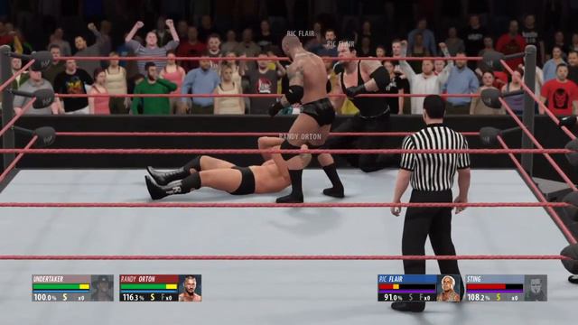 Taker & Orton Vs Flair Sting смотреть онлайн