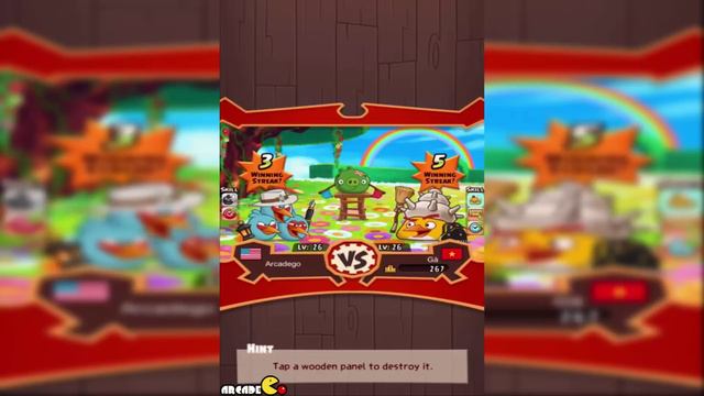 Angry Birds Fight! - Flower Island 6-7 World Wide Fight! iOS/iPad смотреть онлайн