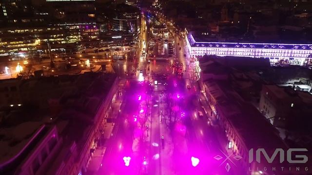 Москва, Бульварное кольцо 2017, IMG LIGHTING смотреть онлайн