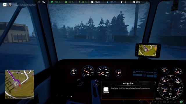 Alaskan Truck Simulator - ПЕРВЫЙ ВЗГЛЯД - ДОСТОЙНЫЙ КОНКУРЕНТ EURO TRUCK SIMULATOR 2 смотреть онлайн