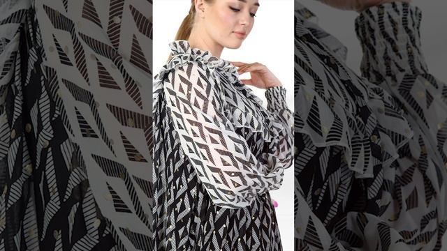 Платье. Женская одежда оптом. Большие размеры. Турция. Wholesale women clothing. Plus size. DARKWIN. смотреть онлайн