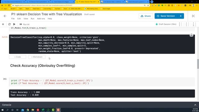 Machine Learning Tutorial : Decision Tree example with Tree Visualization смотреть онлайн