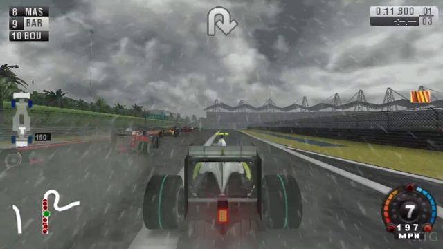 F1 2009 PSP Gameplay HD (PPSSPP)