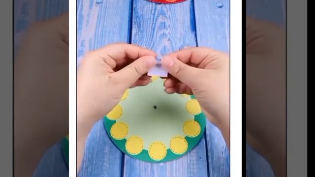Paper Clock Craft/ Simple Easy Paper Clock/Easy Craft for Kids/ Decore #artcraft #usa #art смотреть онлайн