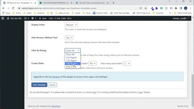 WP TripAdvisor Review Slider - WordPress Plugin quick demo смотреть онлайн