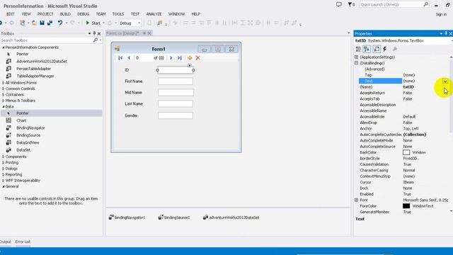 Advanced C# Tutorial 16 How to connect to SQL Server using bindingSource with C# Programming смотреть онлайн
