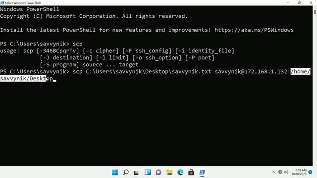 SCP - Transfer Files using SSH Command Line on Windows 11 смотреть онлайн