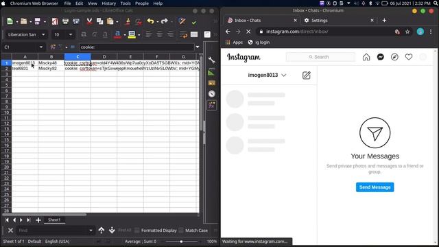 Tutorial login instagram via cookie смотреть онлайн