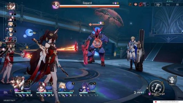 【HSR】0 Cycle Clear First Half With Sustain / Healer! E0S1 Seele 0 Cycles Clear Showcase!