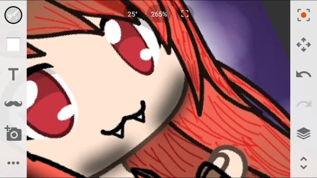Как рисовать обработку Gacha live а приложении "Набросок" смотреть онлайн
