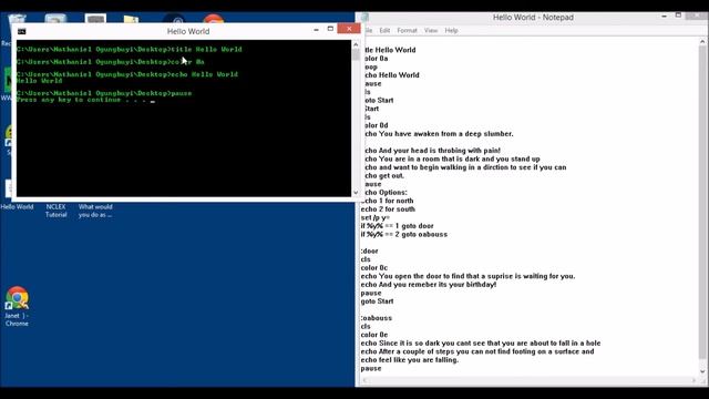 Programming with Batch - Make a Computer game - Beginners (MS DOS to Windows 10) 2014 - 2017 смотреть онлайн
