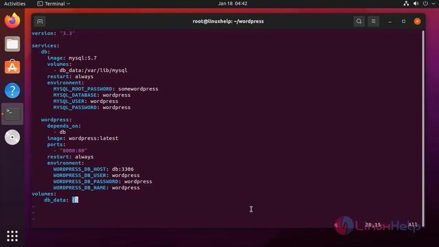 How to install WordPress using Docker Compose on Ubuntu 21.04 смотреть онлайн