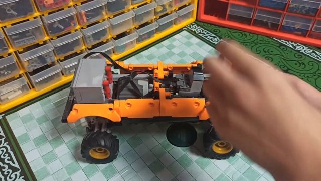 КРУТОЙ маленький ВНЕДОРОЖНИК из лего техник. часть 2 смотреть онлайн