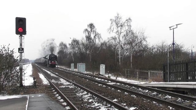 Steam Rail Tours at Swinton - 70013 'Oliver Cromwell & 45699 'Galatea' - 3rd March 2018 смотреть онлайн