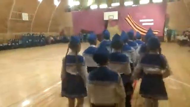 Наша школа Мобу СОШ. Маршировка смотреть онлайн