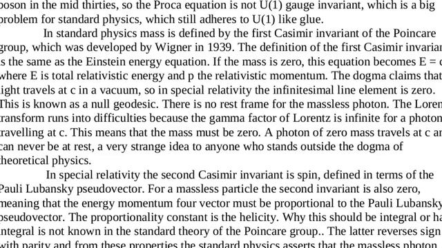 Essay 39 Consequences of the B3 for Photon Mass смотреть онлайн