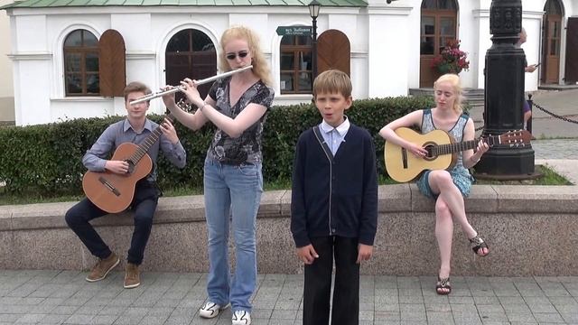 Борис Гребенщиков, Город золотой, флэшмоб в Минске на площади Свободы смотреть онлайн