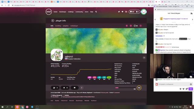 Талала оценивает зрительские osu! профили #30. Loli Hikikomori, vekarzi, Spodji смотреть онлайн