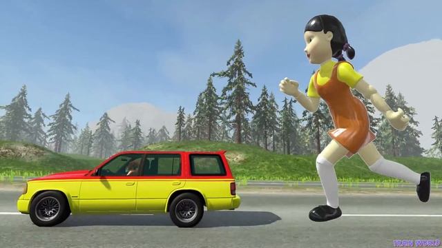 Escape From The Giant Doll Squid Game #1 - Beamng Drive | TrainWorld смотреть онлайн
