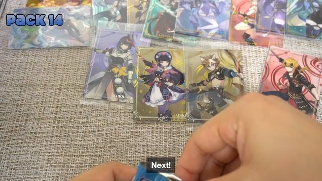 I’ll Get ALL Genshin Characters’ Cards! Unboxing Video / 原神 ウエハース2 開封動画 смотреть онлайн