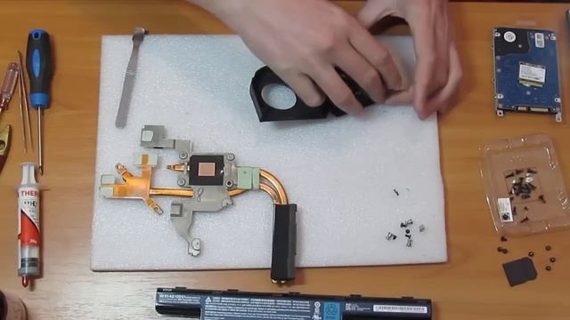 Разборка Acer Aspire 5552G Cleaning And Disassemble Acer Aspire 5552G