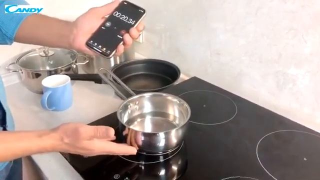 Встраиваемая индукционная поверхность с бустером Candy CI640CB смотреть онлайн