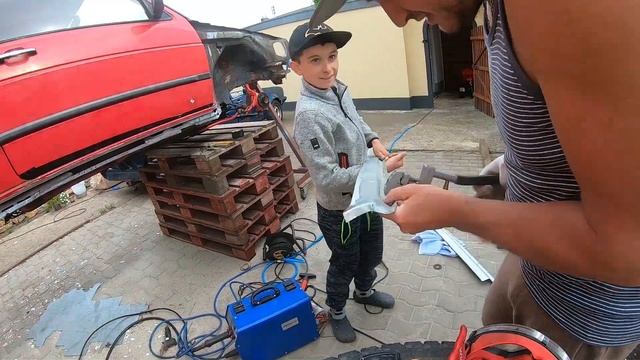 Ремонт Jetta 2 порога без опыта #jetta2 #jetta