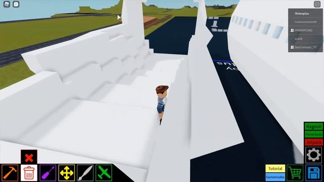 How To Build A Airbus A380 on (Plane Crazy) Roblox Part 2 смотреть онлайн