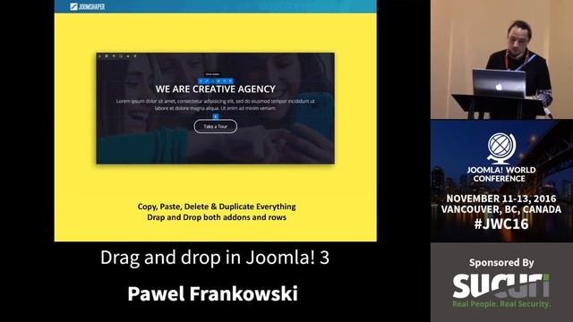 JWC 2016 - Drag and Drop in Joomla! 3 - Pawel Frankowski смотреть онлайн